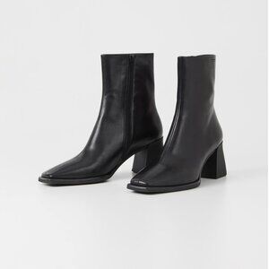 Vagabond Hedda leather boots black size 38 / 8 - excellent condition